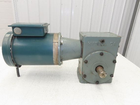 Hytrol 5AC-20-1-LH Conveyor Drive Gearmotor 20:1 Reducer 1Hp 460V 3PH 56C 86rpm