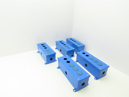 Austin 5 Button Pushbutton Control Station 12"H 4"W 4"D Enclosure Lot of 5