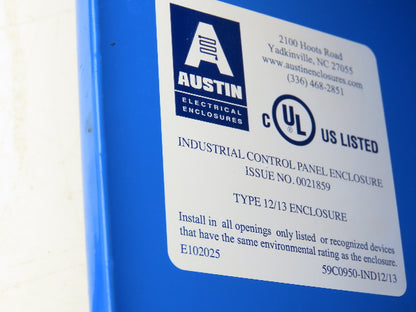 Austin 2 Button Pushbutton Control Station 8"H 4"W 4"D Enclosure Lot of 9