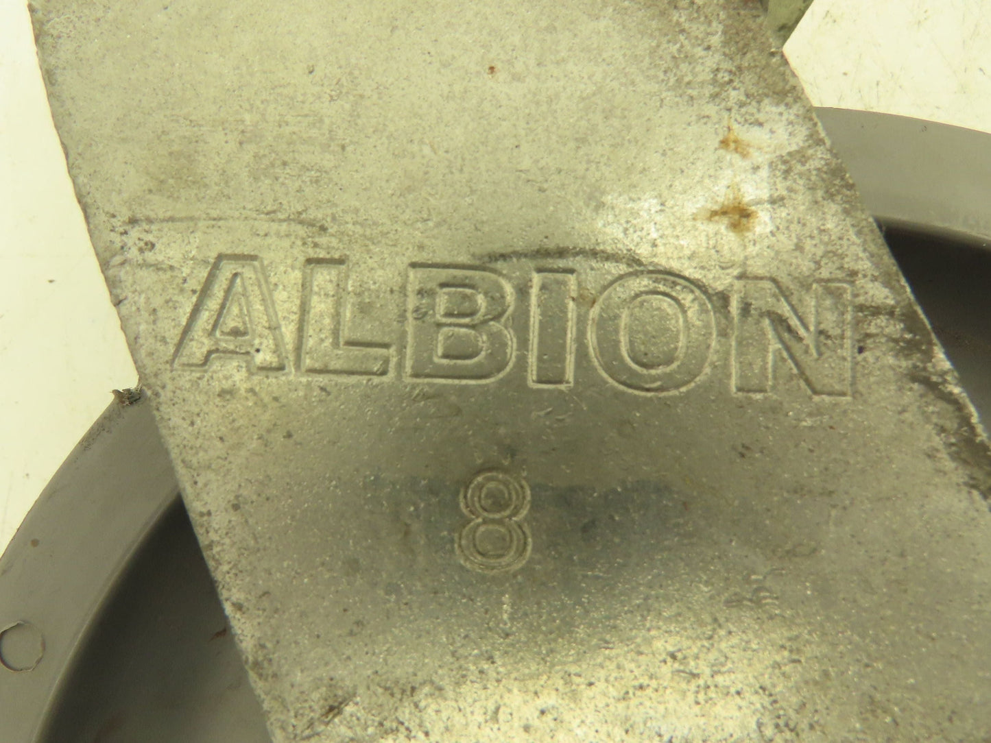 Albion 330XP08428S Polyurethane Caster Wheel 8x2.5" Kingpinless Gray Lot of 2