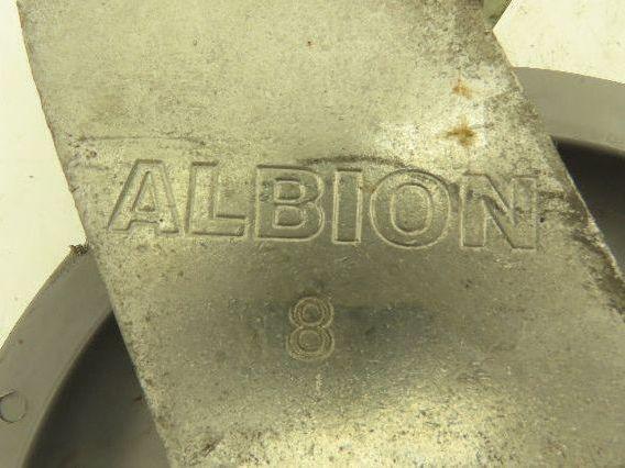 Albion 330XP08428S Polyurethane Caster Wheel 8x2.5" Kingpinless Gray Lot of 2