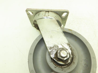 Albion 330XP08428S Polyurethane Caster Wheel 8x2.5" Kingpinless Gray Lot of 2