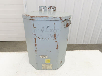 Westinghouse T-6E189 EP Stepdown Power Transformer 10KVA 1Ph HV 480 LV 120/240