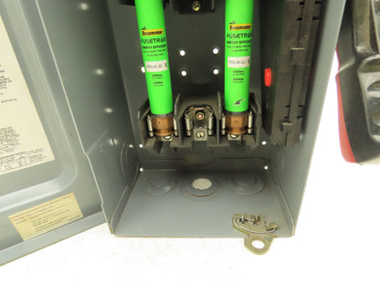 Square D H361N Safety Disconnect Disconnect Switch 30A Fused 3 Pole 600V F05