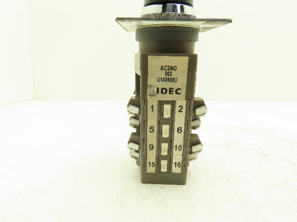 IDEC ACSNO Selector Switch 4 Pole 10 Position Cam Operated