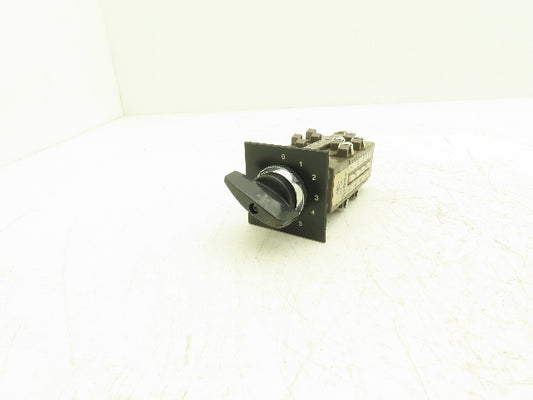 IDEC ACSNO Selector Switch 4 Pole 10 Position Cam Operated