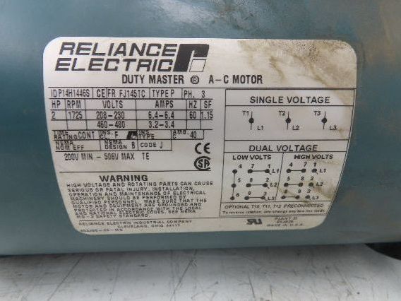 Hytrol 5AC-20-1-RH Conveyor Drive Gearmotor 20:1 Reducer 2Hp 460V 3PH 145TC