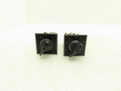 IDEC ACSNO Selector Switch 4 Pole 10 Position Cam Operated