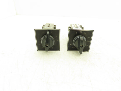 IDEC ACSNO Selector Switch 4 Pole 10 Position Cam Operated