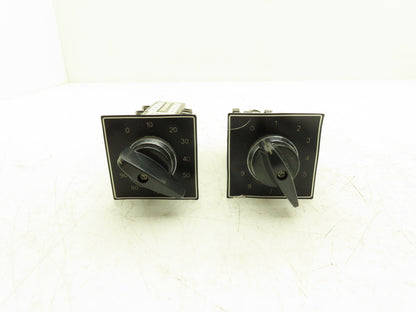 IDEC ACSNO Selector Switch 4 Pole 10 Position Cam Operated