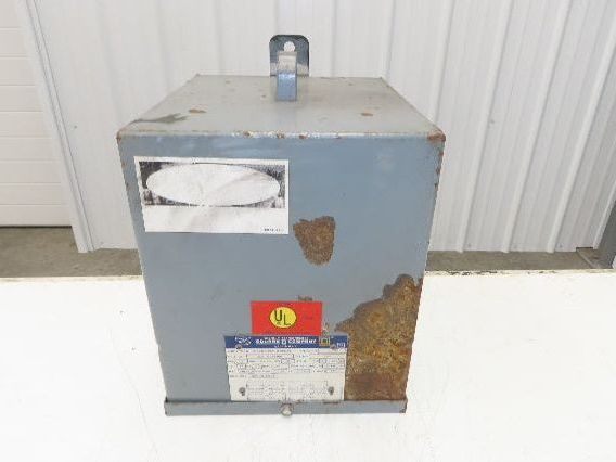 Square D 7S1F Stepdown Power Transformer 7.5kVA 1Ph HV 240/480V LV 120/240V 3R