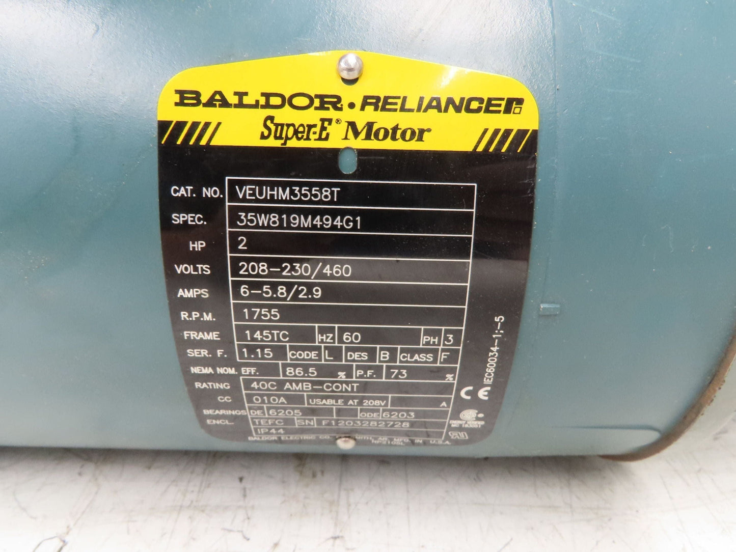 Hytrol 5AC-10-1-LH Conveyor Drive Gearmotor 10:1 Reducer 2Hp 460V 3PH 145TC