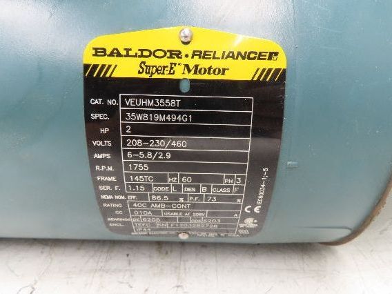 Hytrol 5AC-10-1-LH Conveyor Drive Gearmotor 10:1 Reducer 2Hp 460V 3PH 145TC