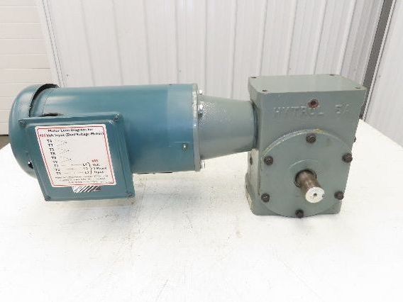 Hytrol 5AC-10-1-LH Conveyor Drive Gearmotor 10:1 Reducer 2Hp 460V 3PH 145TC