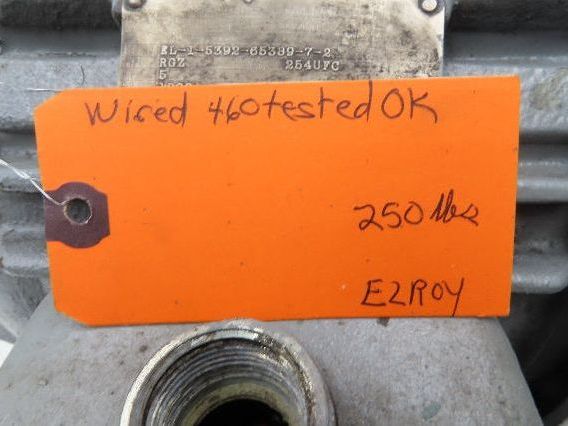 Allis-Chalmers RGZ AC Electric Motor 5Hp 1200rpm 230/460v 3Ph 254UFC TEFC