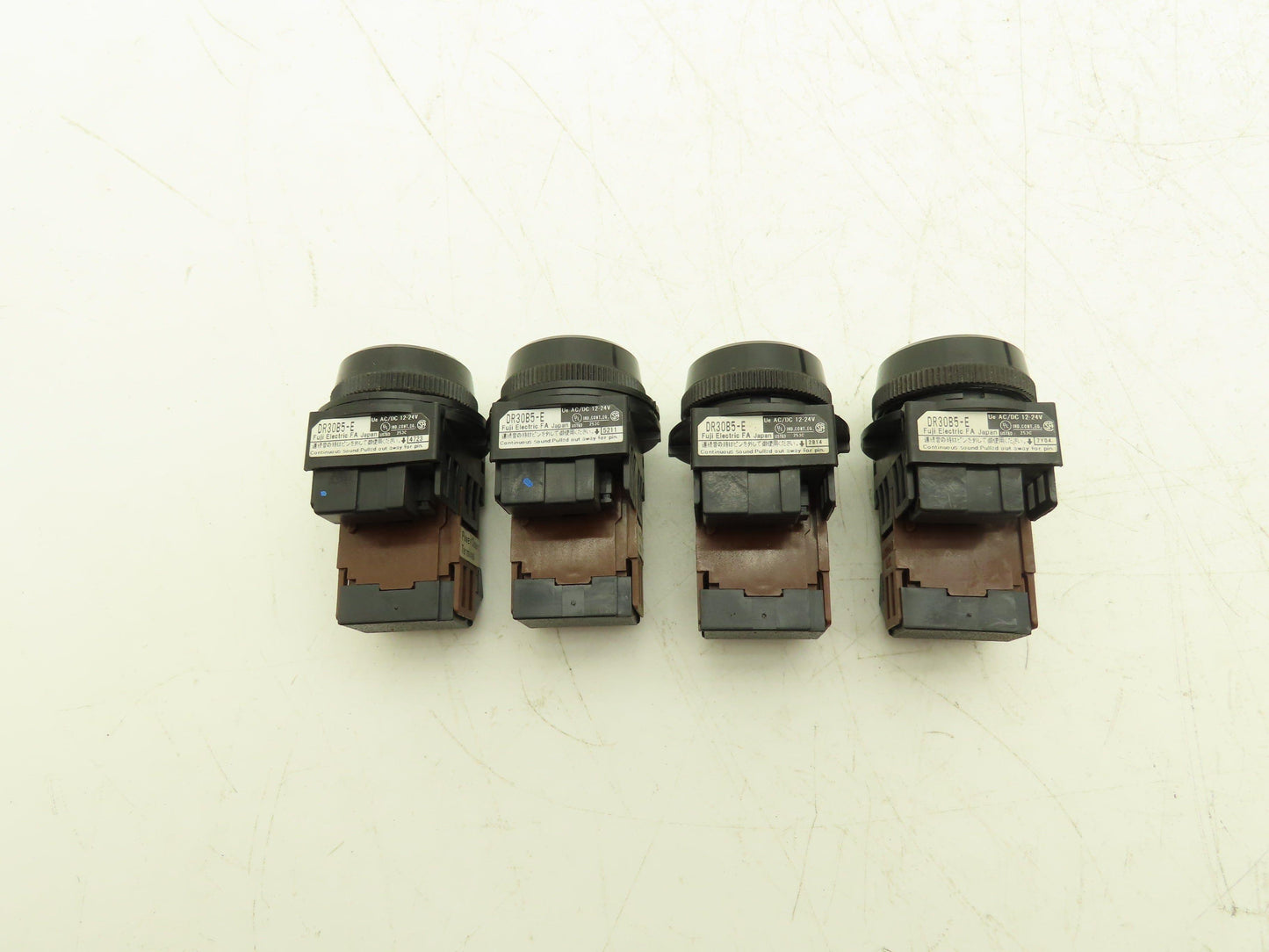 Fuji Electric Pushbutton Selector Pilot Light Alarm Buzzer Mixed Lot of 15