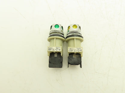 Fuji Electric Pushbutton Selector Pilot Light Alarm Buzzer Mixed Lot of 15