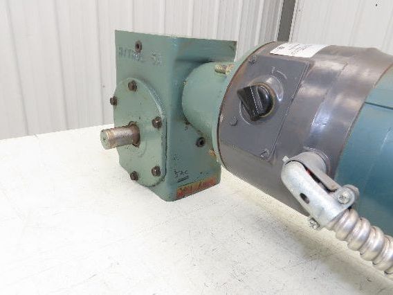 Hytrol 5AC-30-1-RH Conveyor Drive 30:1 Gearbox 2Hp 460V 3PH 145TC Brake Motor