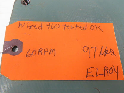 Hytrol 5AC-30-1-RH Conveyor Drive 30:1 Gearbox 2Hp 460V 3PH 145TC Brake Motor