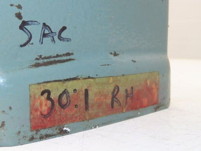 Hytrol 5AC-30-1-RH Conveyor Drive 30:1 Gearbox 2Hp 460V 3PH 145TC Brake Motor