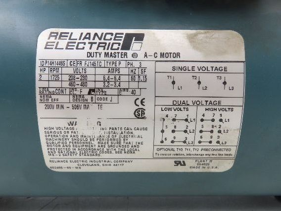 Hytrol 5AC-30-1-RH Conveyor Drive 30:1 Gearbox 2Hp 460V 3PH 145TC Brake Motor