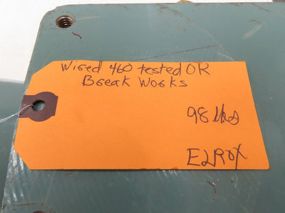 Hytrol 5AC-20-1-LH Conveyor Drive 20:1 Gearbox 2Hp 460V 3PH 145TC Brake Motor