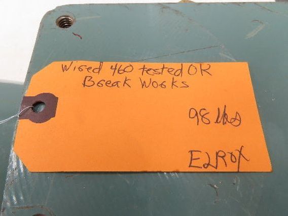 Hytrol 5AC-20-1-LH Conveyor Drive 20:1 Gearbox 2Hp 460V 3PH 145TC Brake Motor