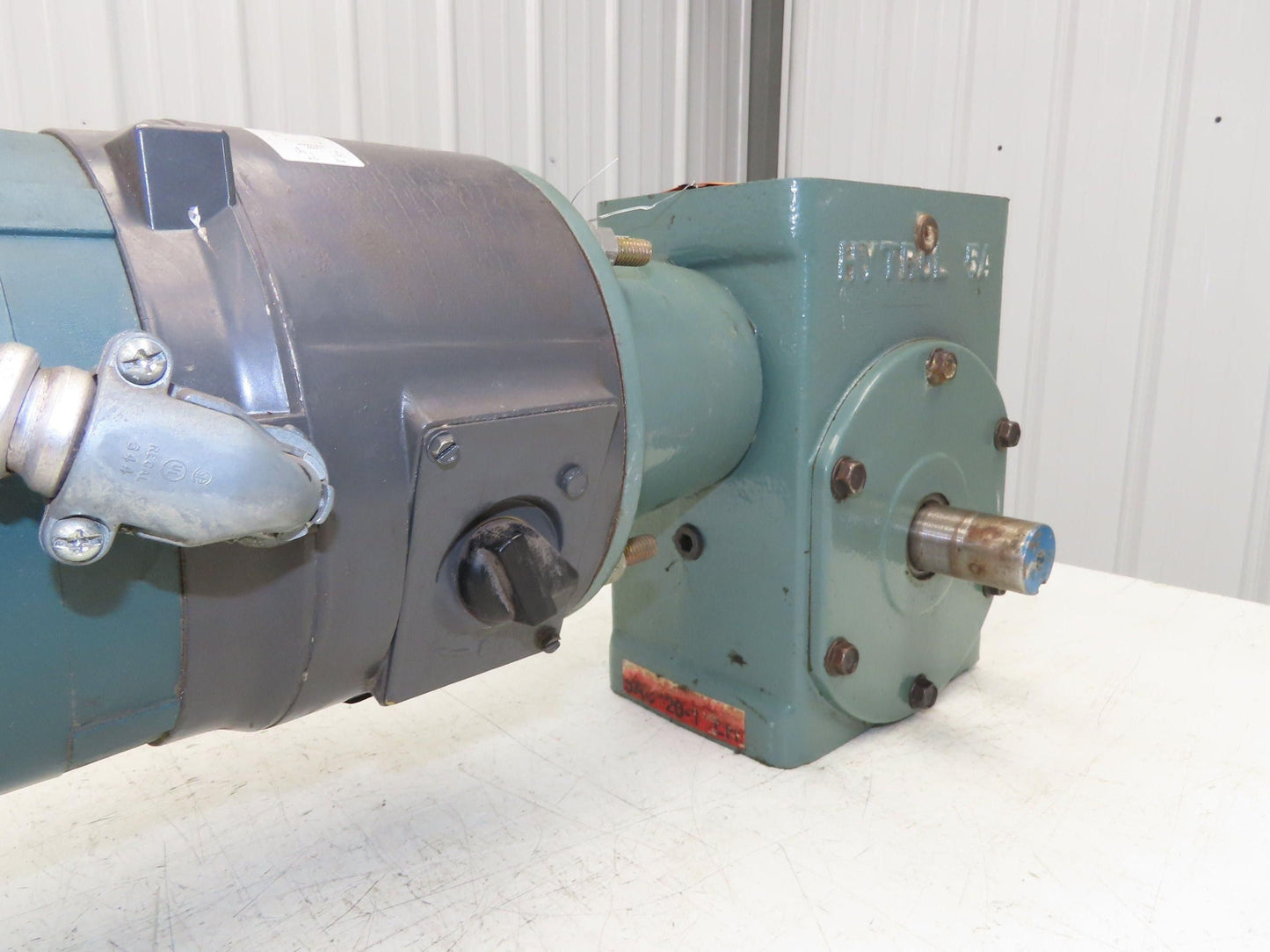 Hytrol 5AC-20-1-LH Conveyor Drive 20:1 Gearbox 2Hp 460V 3PH 145TC Brake Motor