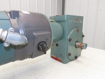 Hytrol 5AC-20-1-LH Conveyor Drive 20:1 Gearbox 2Hp 460V 3PH 145TC Brake Motor