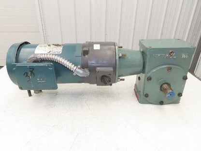Hytrol 5AC-20-1-LH Conveyor Drive 20:1 Gearbox 2Hp 460V 3PH 145TC Brake Motor