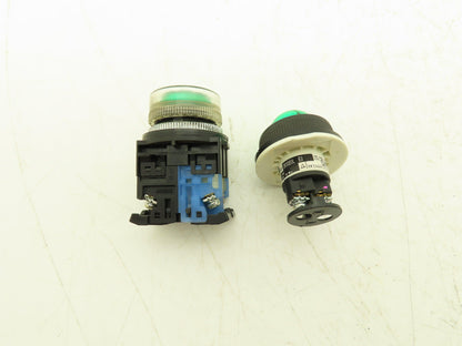 Fuji Electric AR30G4L DR30D0L Pushbutton Pilot light Mixed Lot of 10
