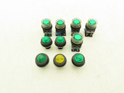 Fuji Electric AR30G4L DR30D0L Pushbutton Pilot light Mixed Lot of 10
