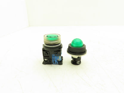 Fuji Electric AR30G4L DR30D0L Pushbutton Pilot light Mixed Lot of 10
