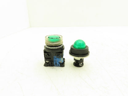 Fuji Electric AR30G4L DR30D0L Pushbutton Pilot light Mixed Lot of 10