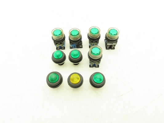 Fuji Electric AR30G4L DR30D0L Pushbutton Pilot light Mixed Lot of 10