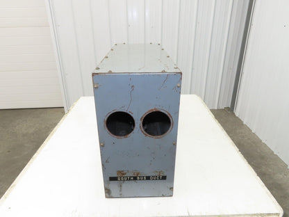 Westinghouse 56-E-6738 Pow-R-Way Busway 600A 277/480V 3P 4W Lug End Tap Box