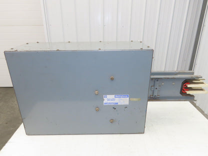 Westinghouse 56-E-6738 Pow-R-Way Busway 600A 277/480V 3P 4W Lug End Tap Box