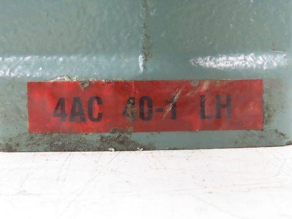 Hytrol 4AC 40-1 LH Conveyor Gearbox 40:1 Reducer 44rpm 1Hp 56C Left Hand