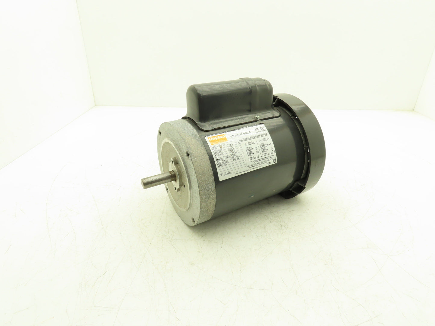 Dayton 6K182BB Single Phase AC Motor 1/2Hp 3450rpm 115/230v 1Ph 56C TEFC