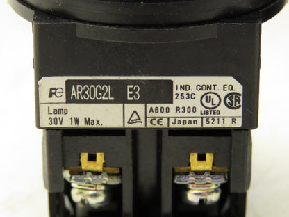 Fuji Electric Pushbutton Green Illuminated Momentary 1 Normally Open  Lot of 8