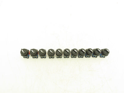 Fuji Electric 2 Position Maintained Selector Switch 1NO 1NC  Lot of 11