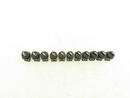 Fuji Electric 2 Position Maintained Selector Switch 1NO 1NC  Lot of 11