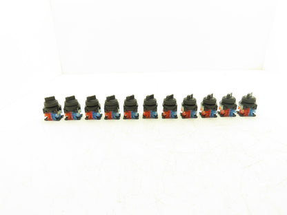 Fuji Electric 2 Position Maintained Selector Switch 1NO 1NC  Lot of 11