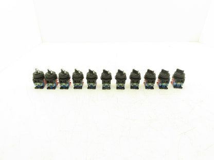 Fuji Electric 2 Position Maintained Selector Switch 1NO 1NC  Lot of 11