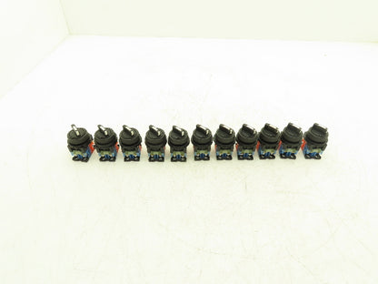 Fuji Electric 2 Position Maintained Selector Switch 1NO 1NC  Lot of 11