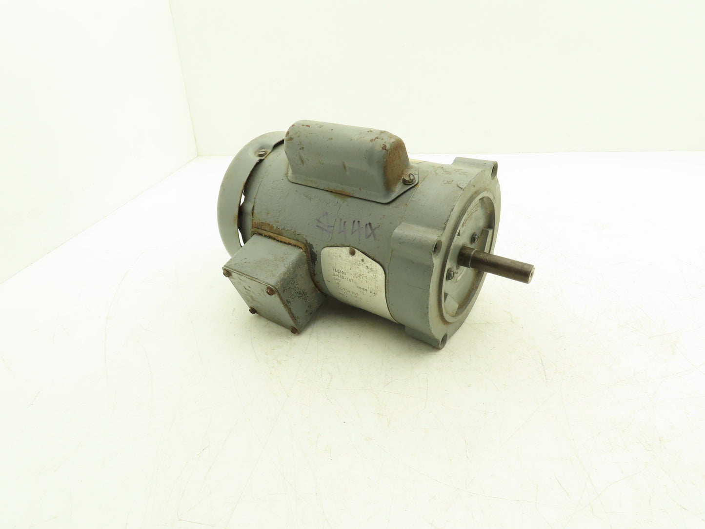 Baldor VL3503 34C63-167 AC Motor 1/2Hp 3450rpm 115/230v 1Ph 56C Single Phase