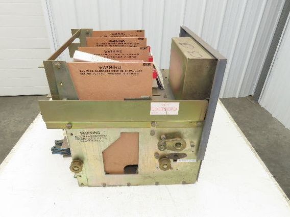 Square D DS 206 Air AC Circuit Breaker 600VAC 800A 3 Pole Amptector I-A