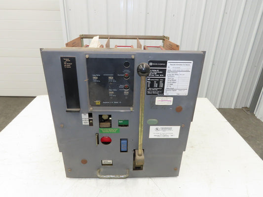Square D DS 206 Air AC Circuit Breaker 600VAC 800A 3 Pole Amptector I-A