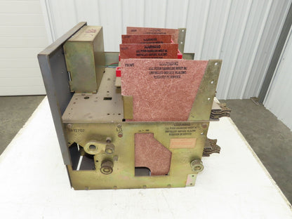 Square D DS 206 Air AC Circuit Breaker 600VAC 600A 3 Pole Amptector I-A