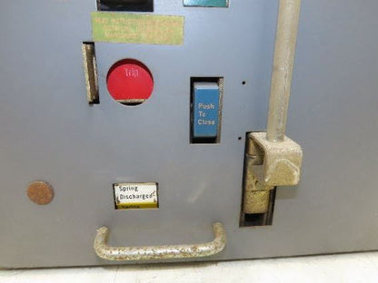 Square D DS 206 Air AC Circuit Breaker 600VAC 600A 3 Pole Amptector I-A